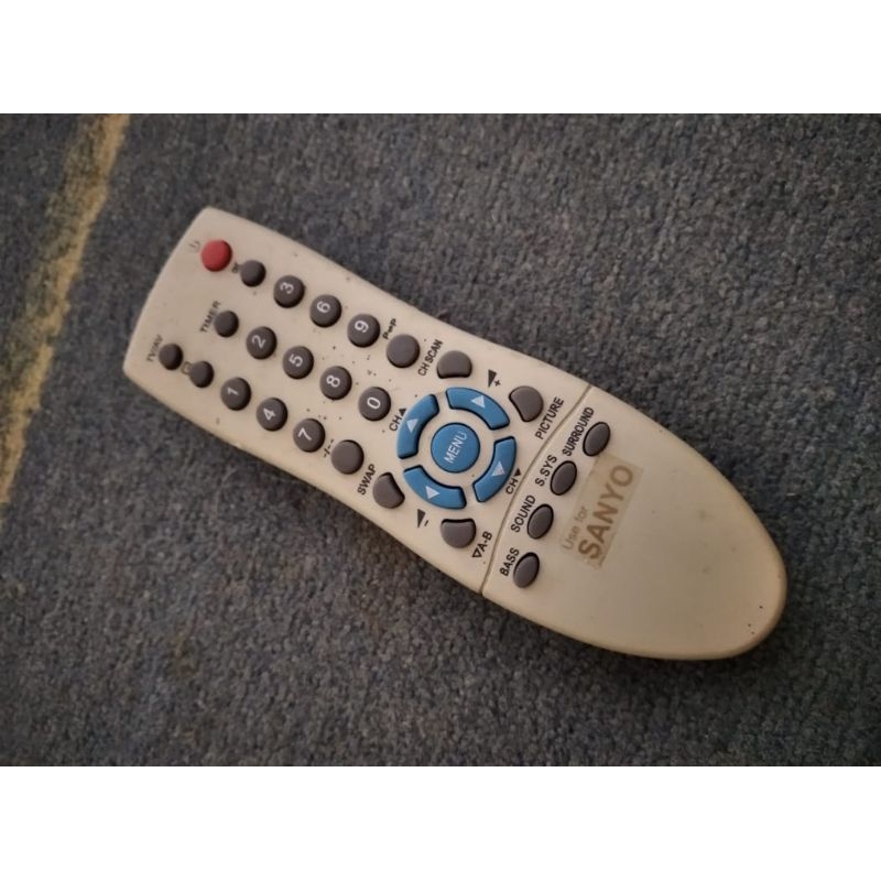 remot tv tabung sanyo