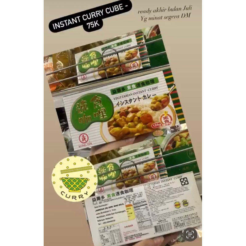 

Curry Cube Vegan dan Vegetarian