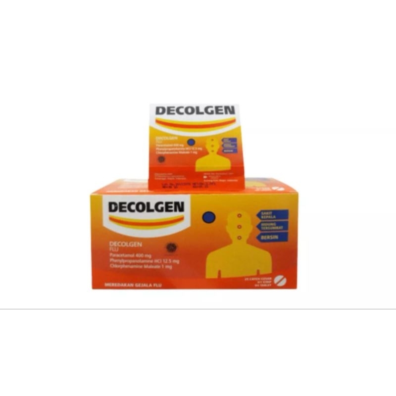 decolgen box isi 100 tablet / decolgen tablet / decolgen murah / obat pilek / obat flu
