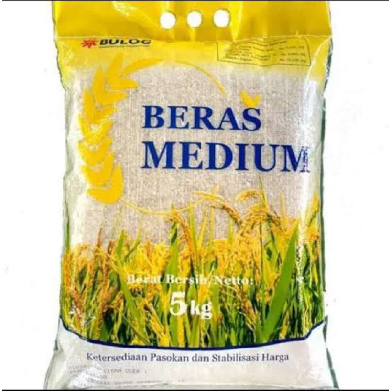 Beras Bulog Medium 5Kg