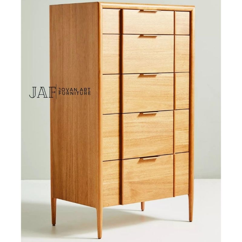Nakas Minimalis Besar 5 Laci - Jovan Art Furniture