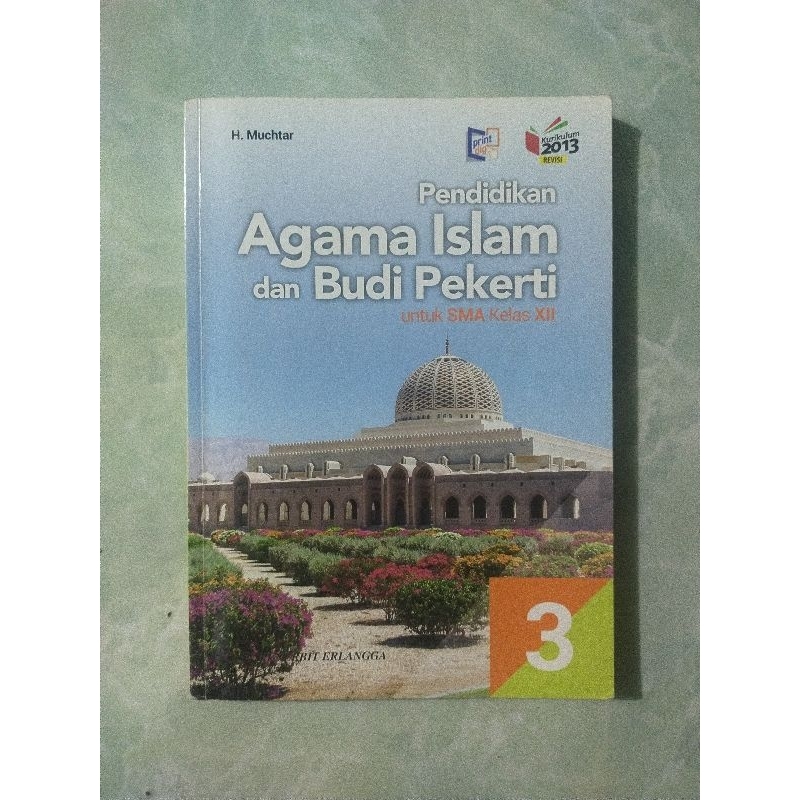 buku bekas original Pendidikan Agama Islam dan Budi Pekerti 3 untuk SMA kelas XI revisi by erlangga