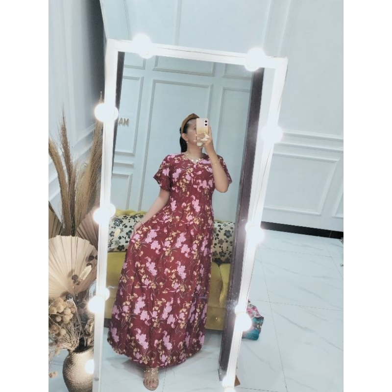 Ds Moza lengan | daster bali ori | grosir daster murah | konveksi jatim