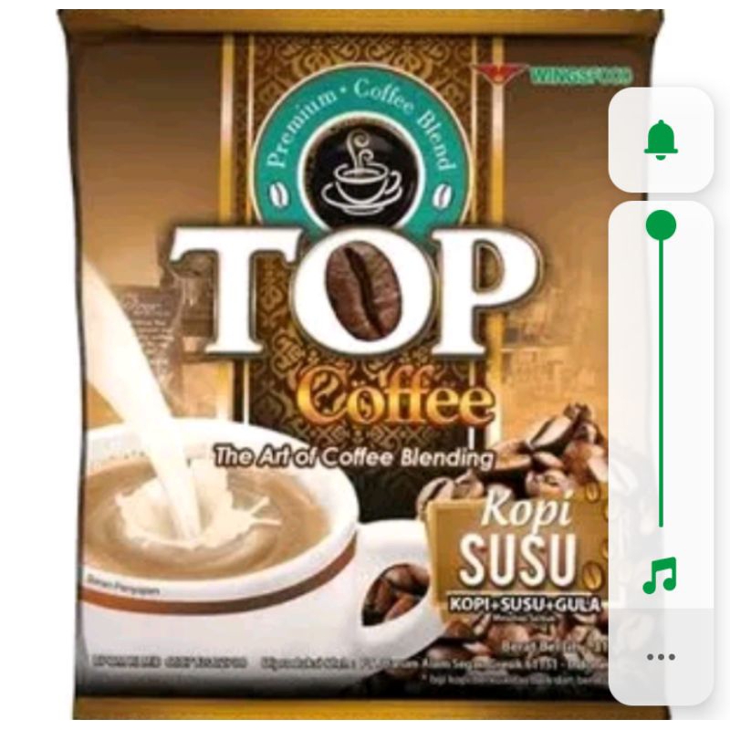 

top kopi susu,kopi saset,kopi instan 1 renteng