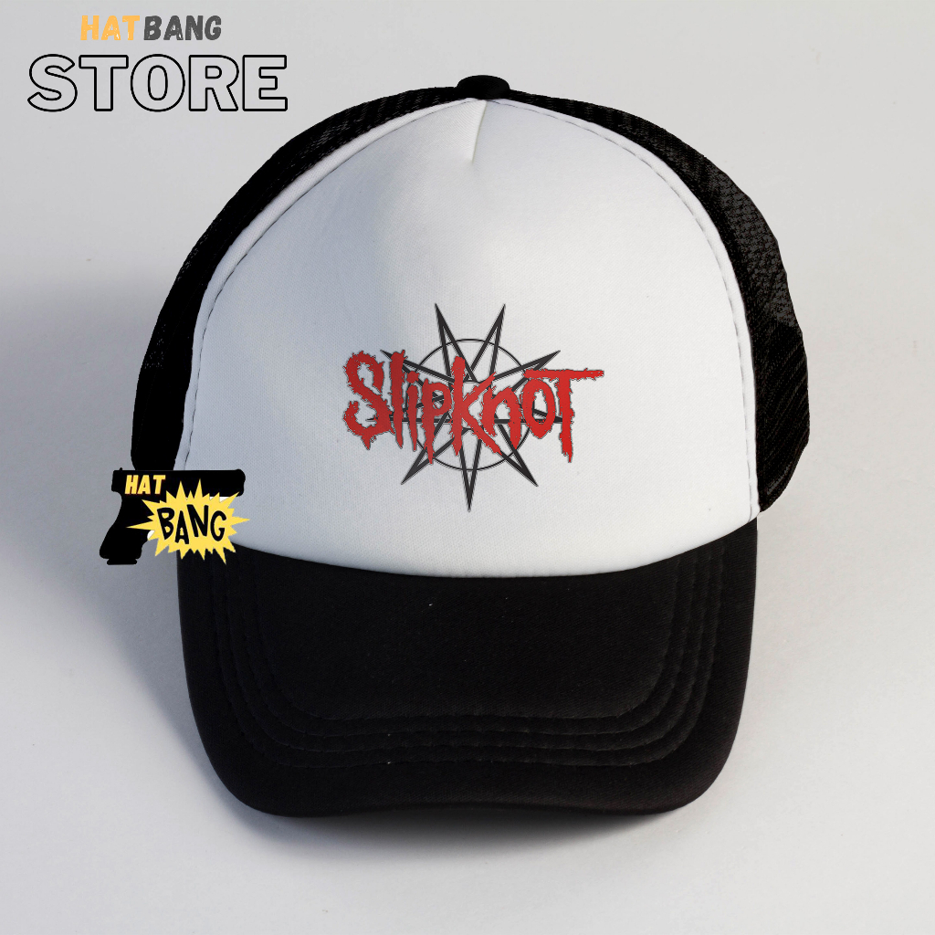 Topi Trucker Slipknot // Topi Trucker Band // Topi Slipknot // Slipknot // Topi Band // Band Metal /