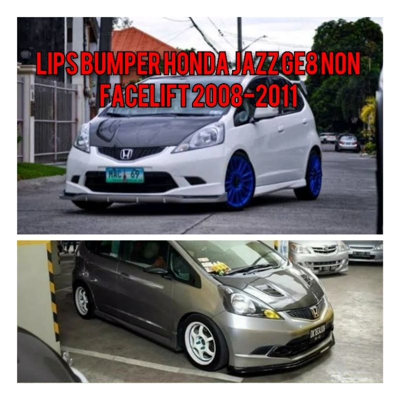 Lips depan bumper Honda jazz RS ge8 non facelift 2008-2011