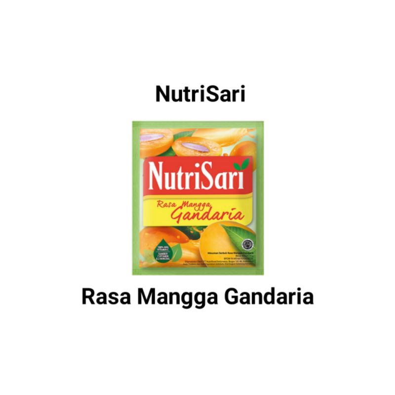 

NutriSari Rasa Mangga Gandaria 1 dus