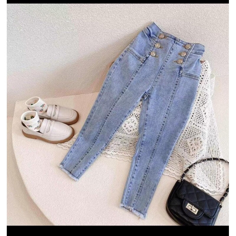 CELANA JEANS HW ANAK IMPORT PREMIUM