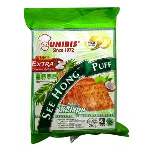 

Biscuit Unibis See Hong Puff Malkist Kelapa 263gr - Marketkuu