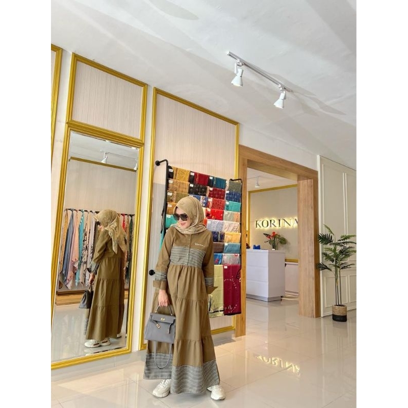 NEW PROMO KORINA korina karenina midi dress size SM LXL