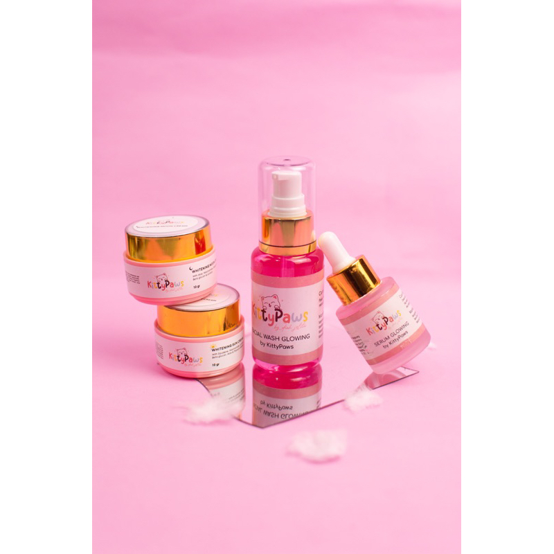 CREAM WAJAH KITTYPAWS BPOM AMAN BUMIL & BUSUI TANPA PENGELUPASAN (paket lengkap)