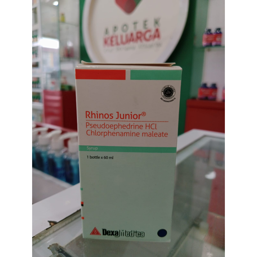 Rhinos juior syrup/ Sirup Obat Pilek Flu Anak