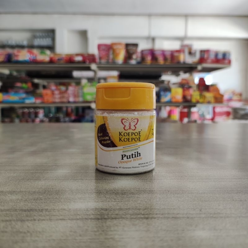 

OPAQUE WHITE PEMUTIH 50 GR