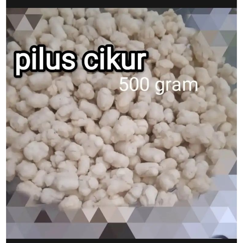 

PILUS CIKUR/CIKRUK 500gr TOPING BASO,MIE INSTAN,SEBLAK