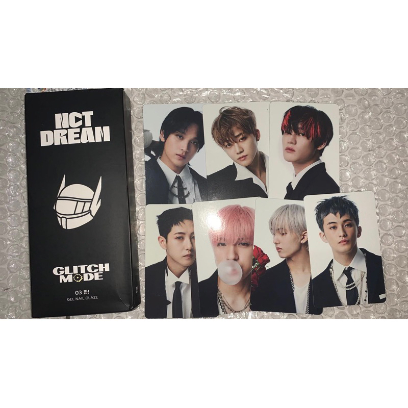 Pc Nail Glaze Gel Glimo Glitch Mode Mark Renjun Jeno Haechan Jaemin Chenle Jisung
