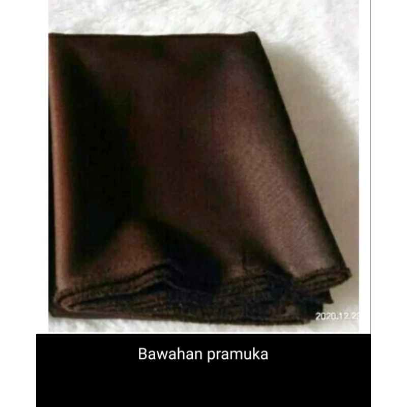 Kain Pramuka ukuran 1,5Meter warna Coklat tua