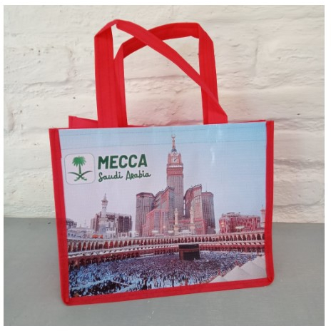 

Tas Souvenir haji umroh gift umrah mecca saudi arabia merah