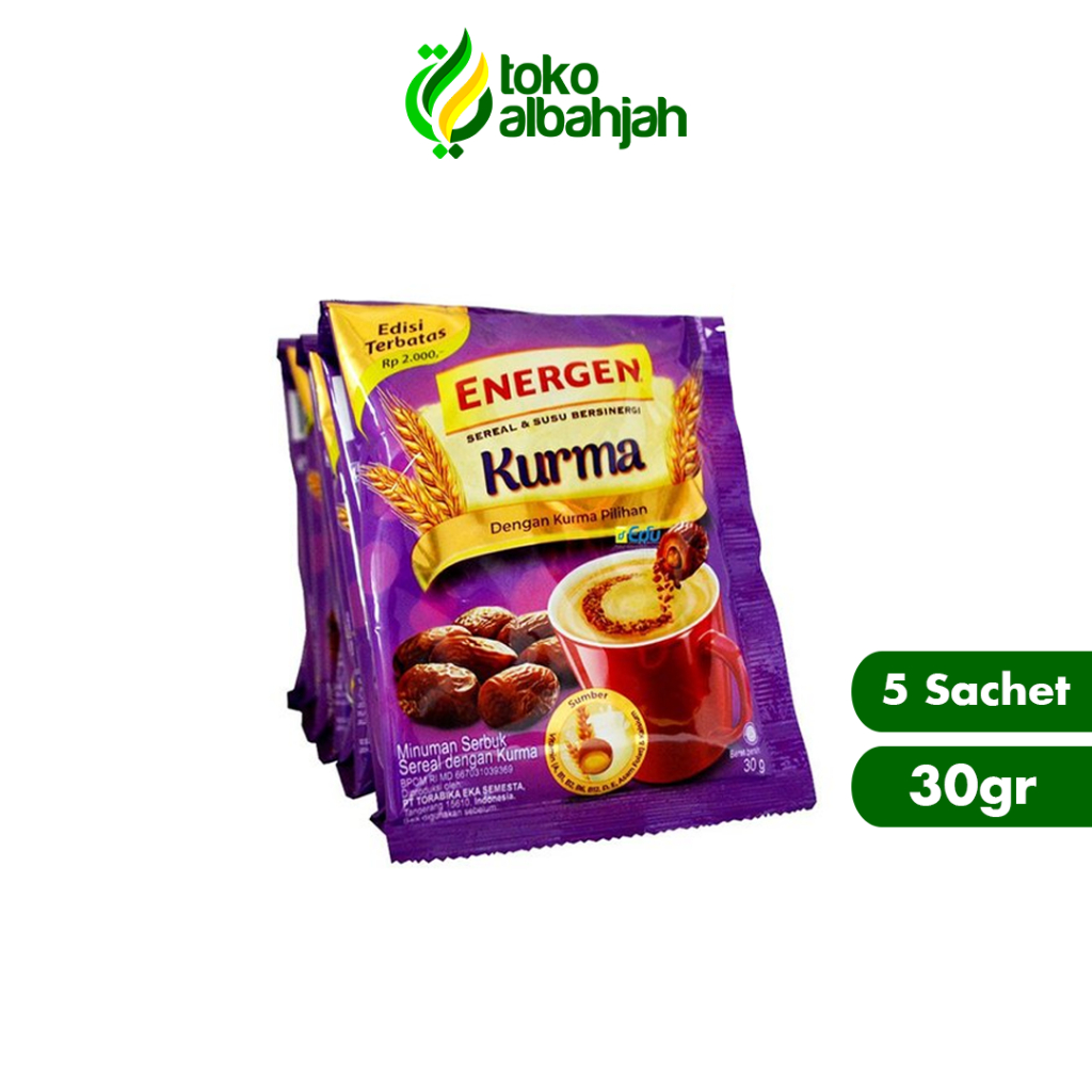 

Energen Kurma /MURAH/ MINUMAN SEREAL 30 Gr 5S