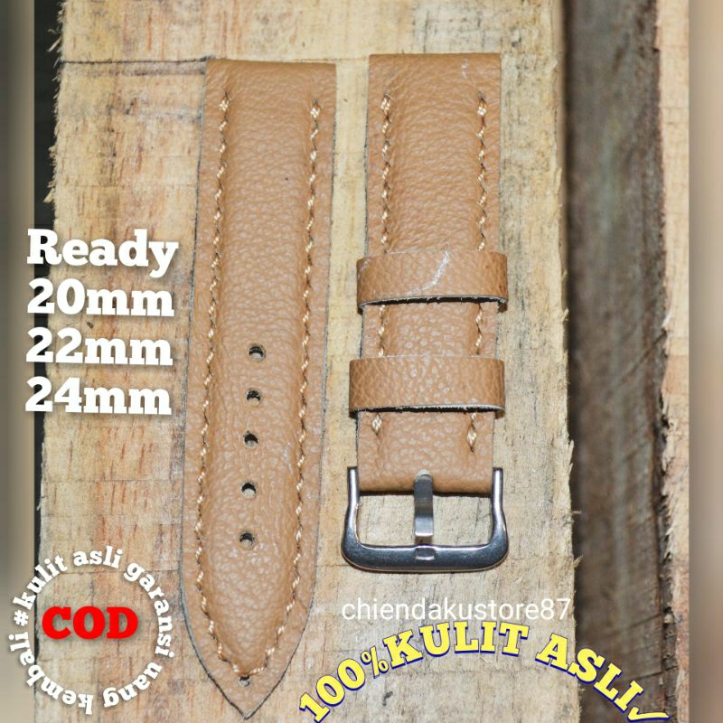 Tali kulit jam tangan kulit asli / Tali jam kulit asli / Strap jam kulit / kulit asli