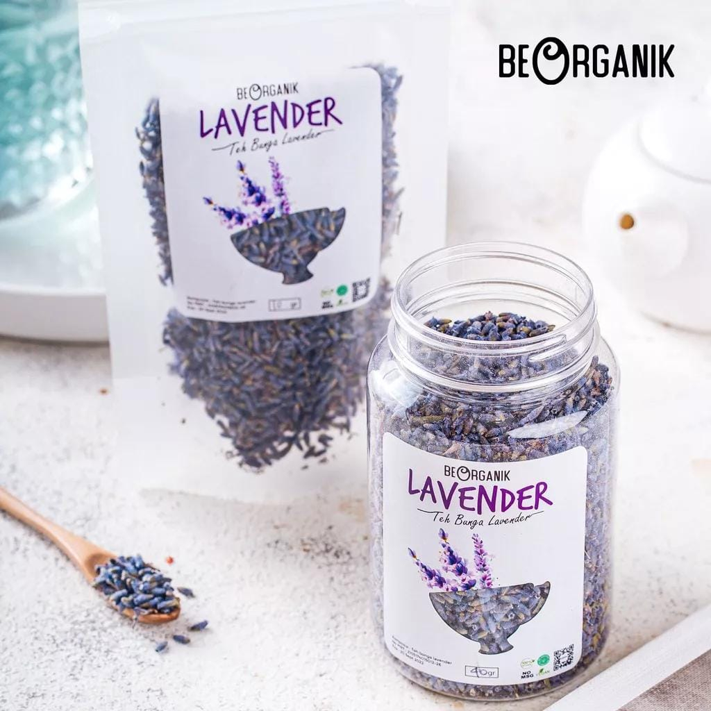 

Beorganik Lavender Tea/Teh Herbal Lavender Pouch Toples 100% Murni