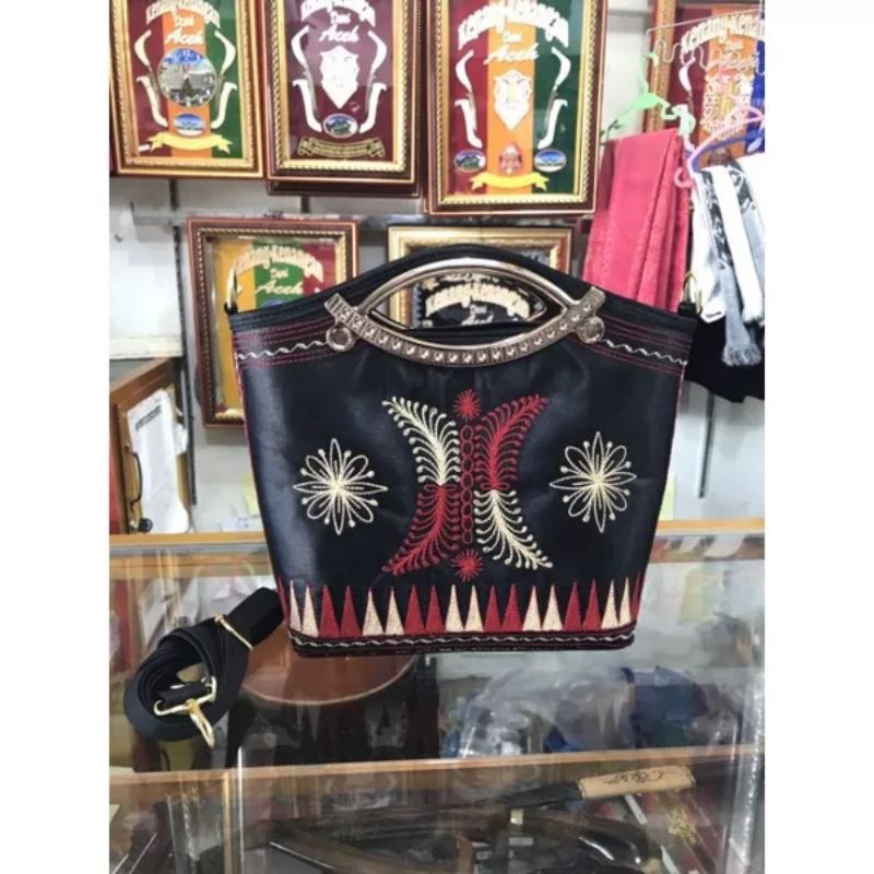 Tas Aceh premium / tas handbag aceh / tas selempang motif Aceh