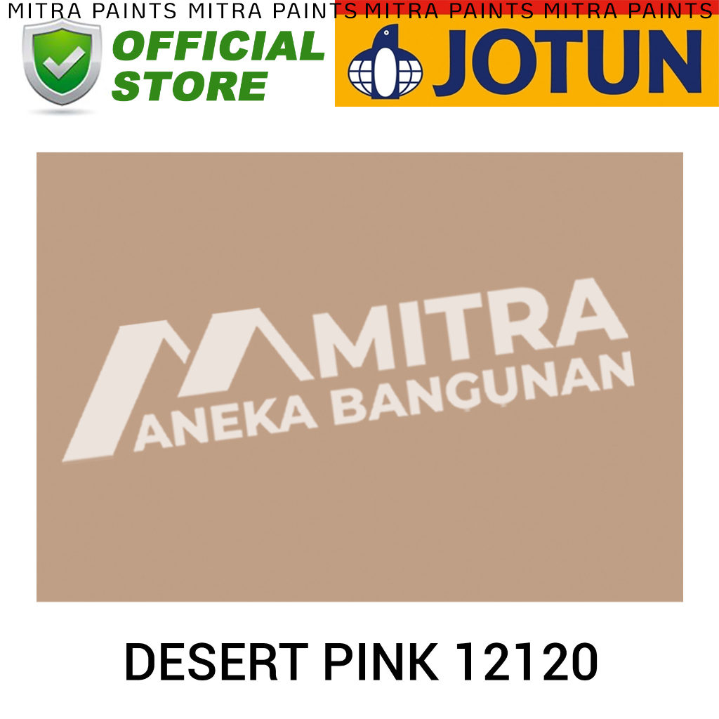 CAT TEMBOK JOTUN INTERIOR EKSTERIOR DESERT PINK 12120 / MOCCA COKLAT