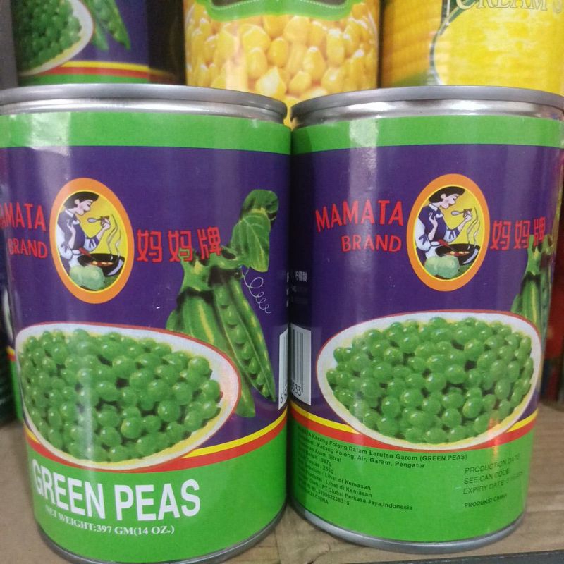 

LL - GREEN PEAS MAMATA BRAND / KACANG POLONG MAMATA