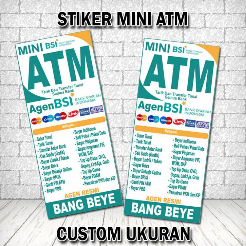 

STIKER OUTDOOR BAHAN VINYL TAHAN AIR