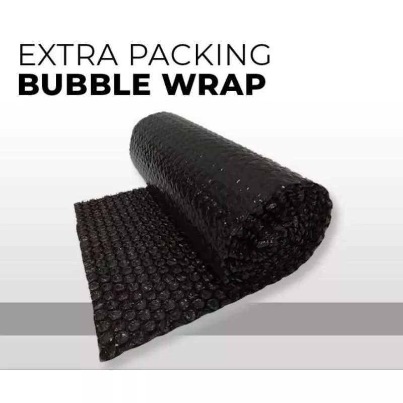 

Extra Packing Bubble wrap dua lapis biar packing lebih aman