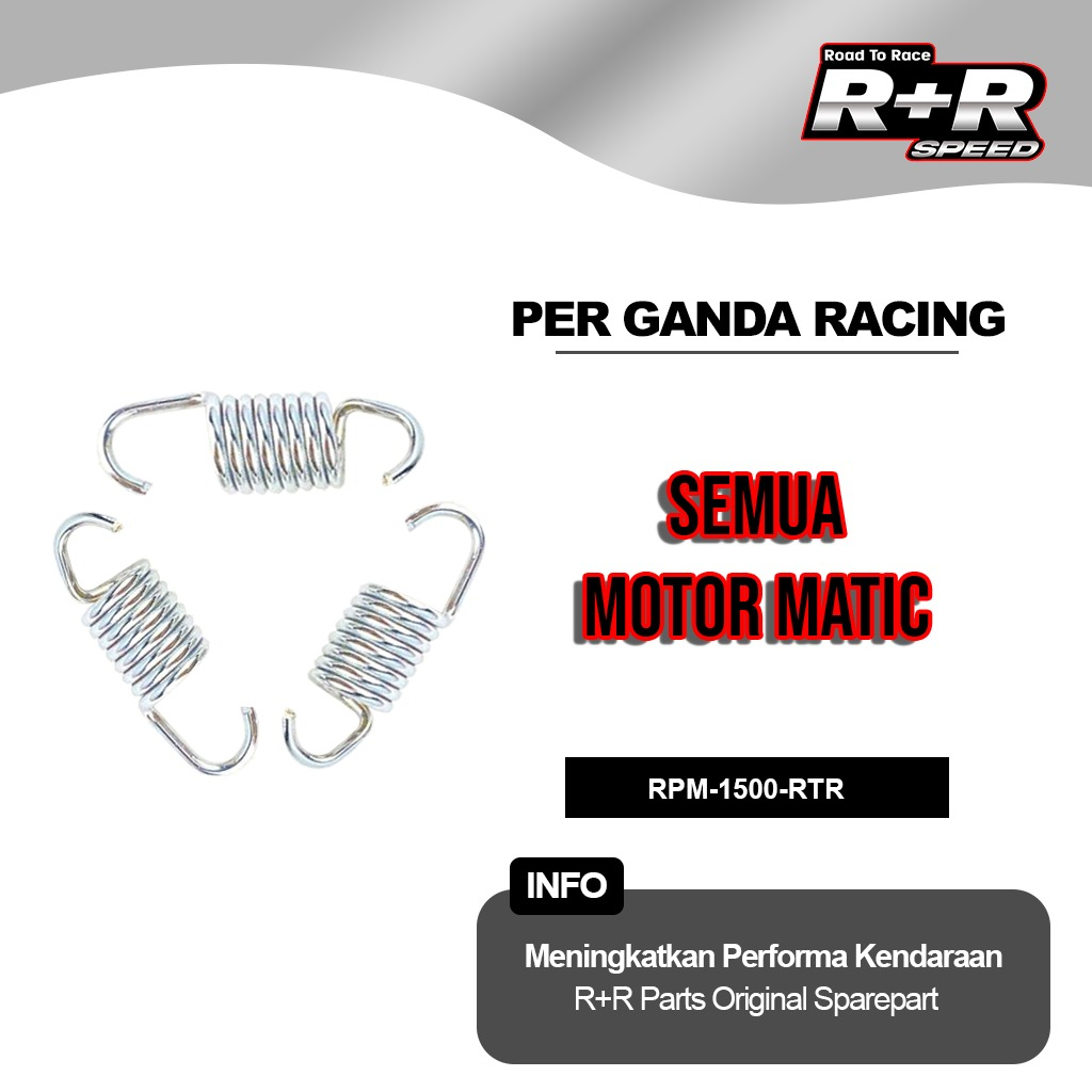 PER SENTRI 1500 RPM PER GANDA UNIVERSAL UNTUK SEMUA MOTOR MATIC