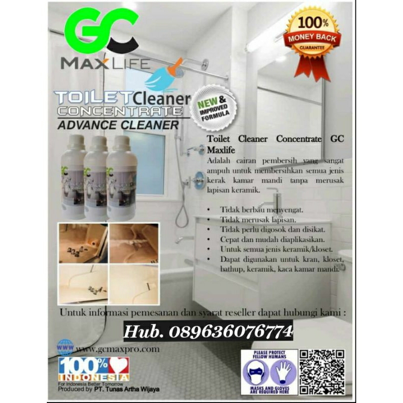GC MaxLife - Pembersih Toilet Concentrate