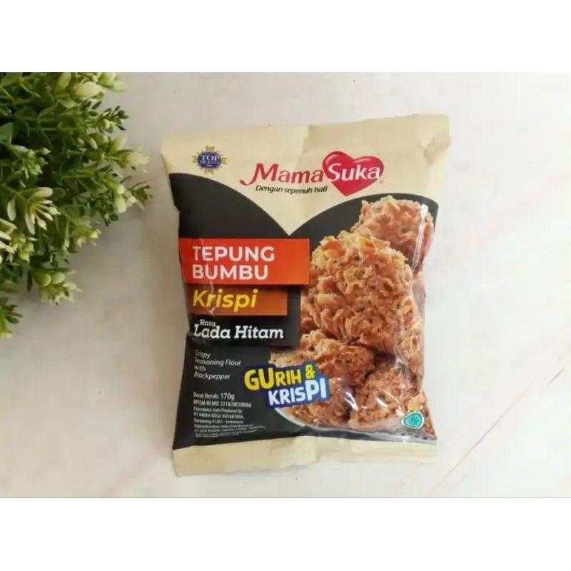 

MamaSuka Tepung Krispi Lada Hitam 170gram