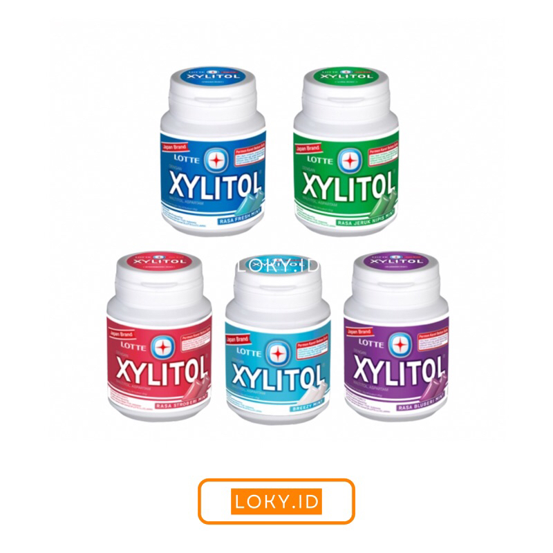 

Xylitol Lotte Permen Karet Bebas Gula 58 gram
