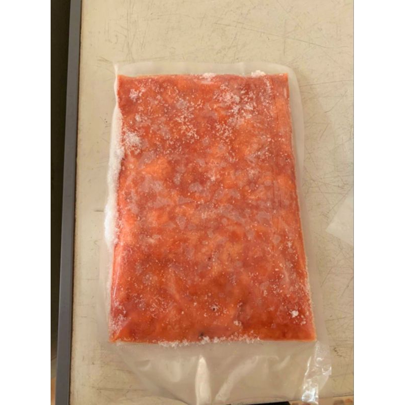 

daging salmon kerok kemasan 500gr/pack