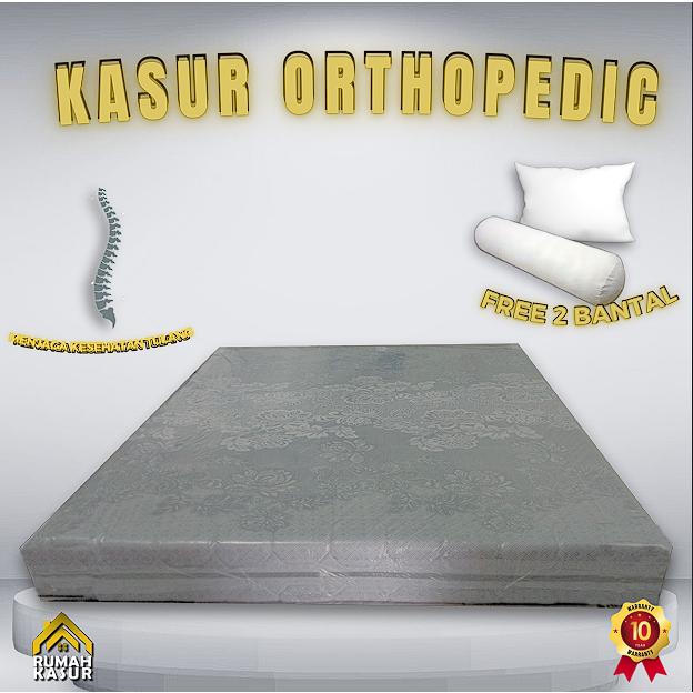 KASUR ORTHOPEDIC 200 X 90 X 20  MENJAGA STRUKTUR TULANG BELAKANG