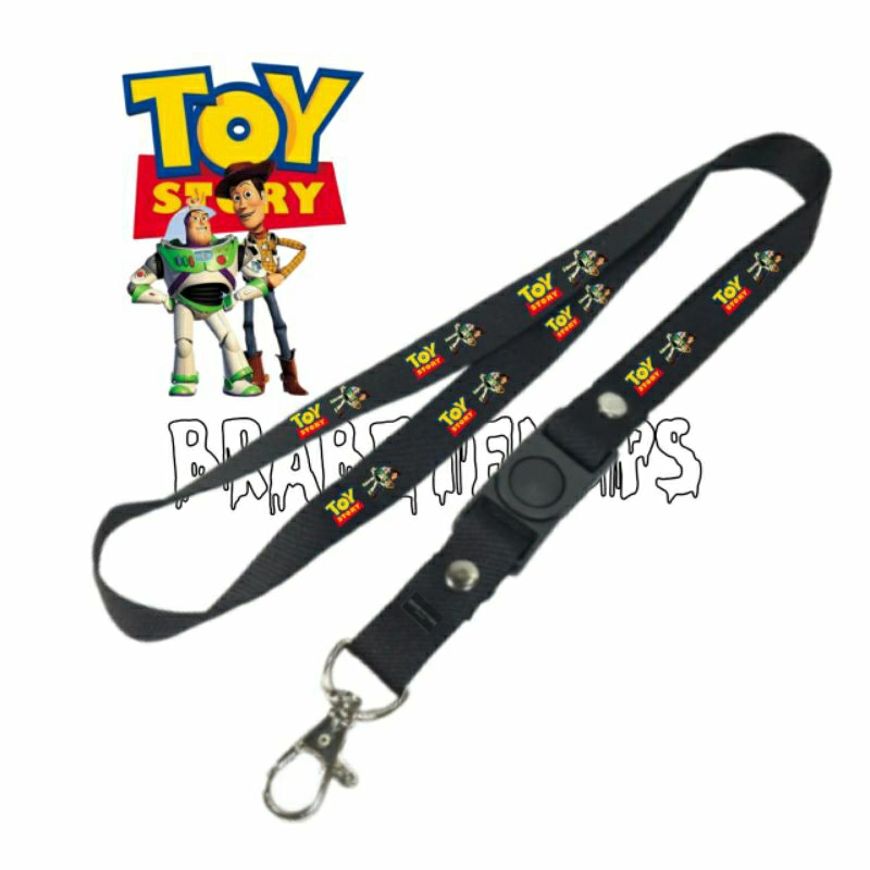 

Lanyard TOY STORY WOODY BUZZLIGHTYEAR LOTSO / Tali Lanyard Gantungan Leher Name Tag Id Card / Pods / Brand lokal