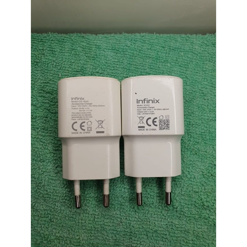 adaptor charger original cabutan hp infinix 2A