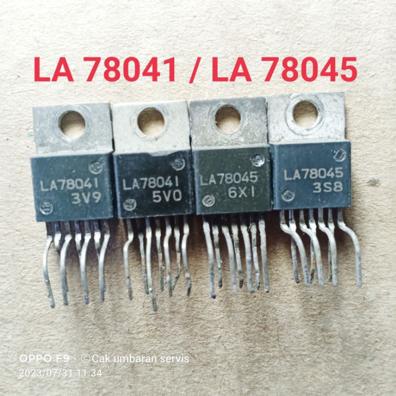 IC VERTIKAL : LA78041~ LA78045 CABUTAN ORIGINAL PRODUK TV SHARP DLL