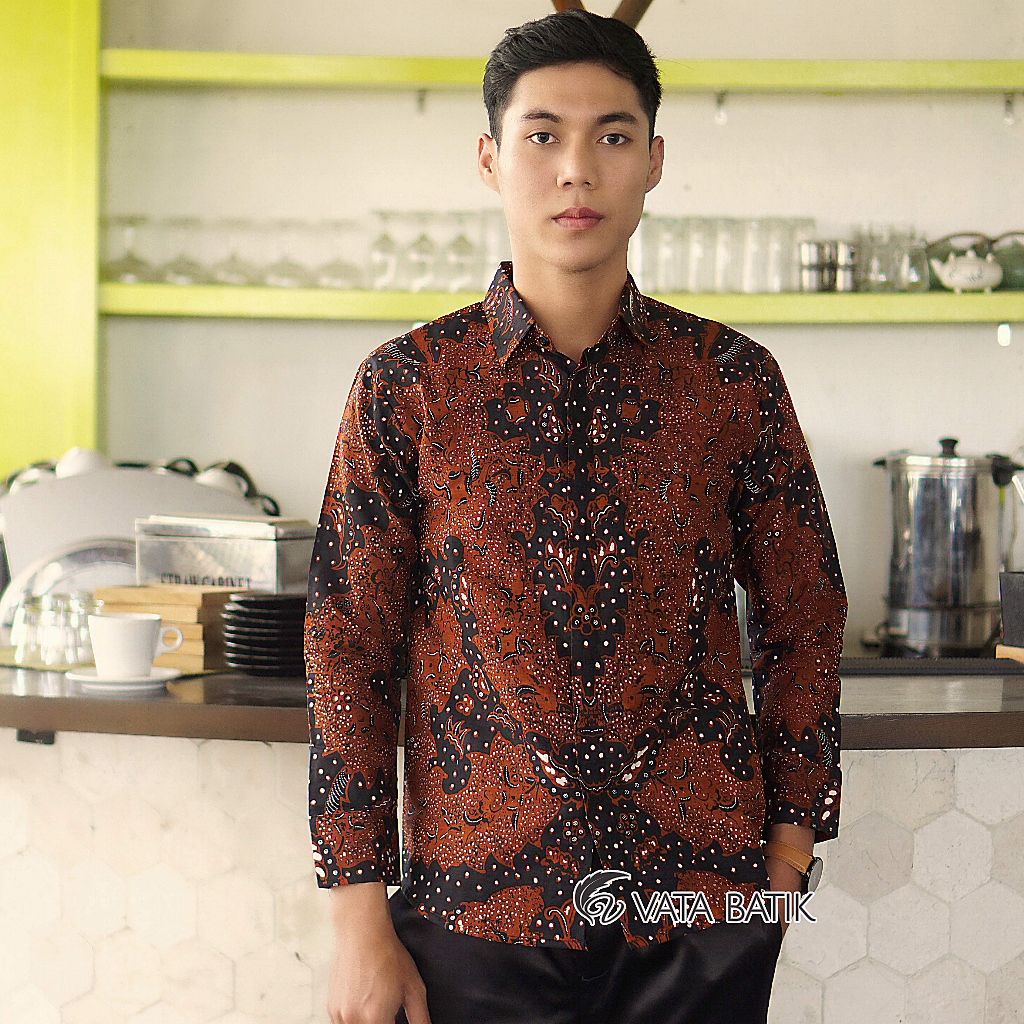 Kemeja Batik Pria Vatabatik Slimfit VATA A9