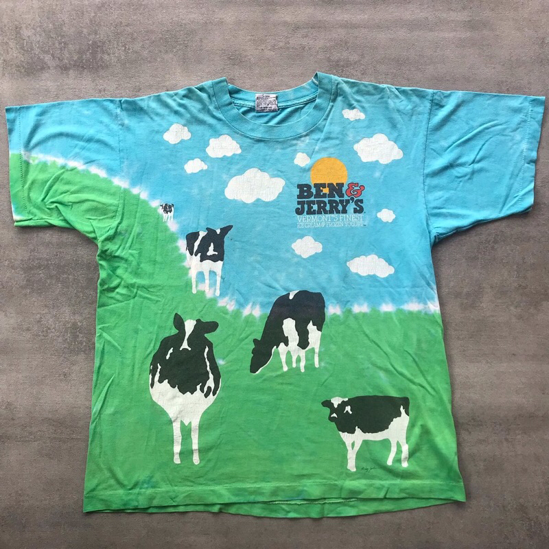 kaos vintage Liquid blue Ben & Jerry’s ice cream