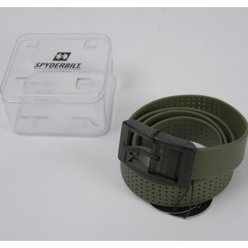 SPYDERBILT sabuk belt HEXAGON army green NEW ORIGINAL 100%