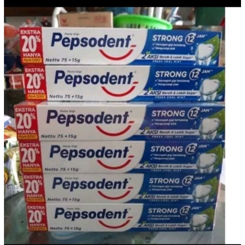 pepsodent strong 75+15 gr 1 karton