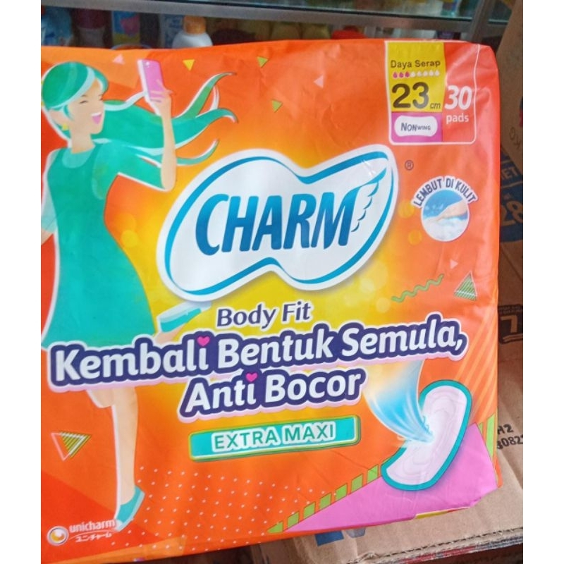 charm pembalut isi 30 pad