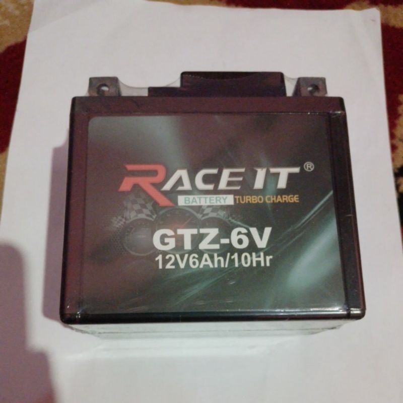 aki kering gtz 6v 12v 6ah aki vario 125 vario 150 satria fu lexi