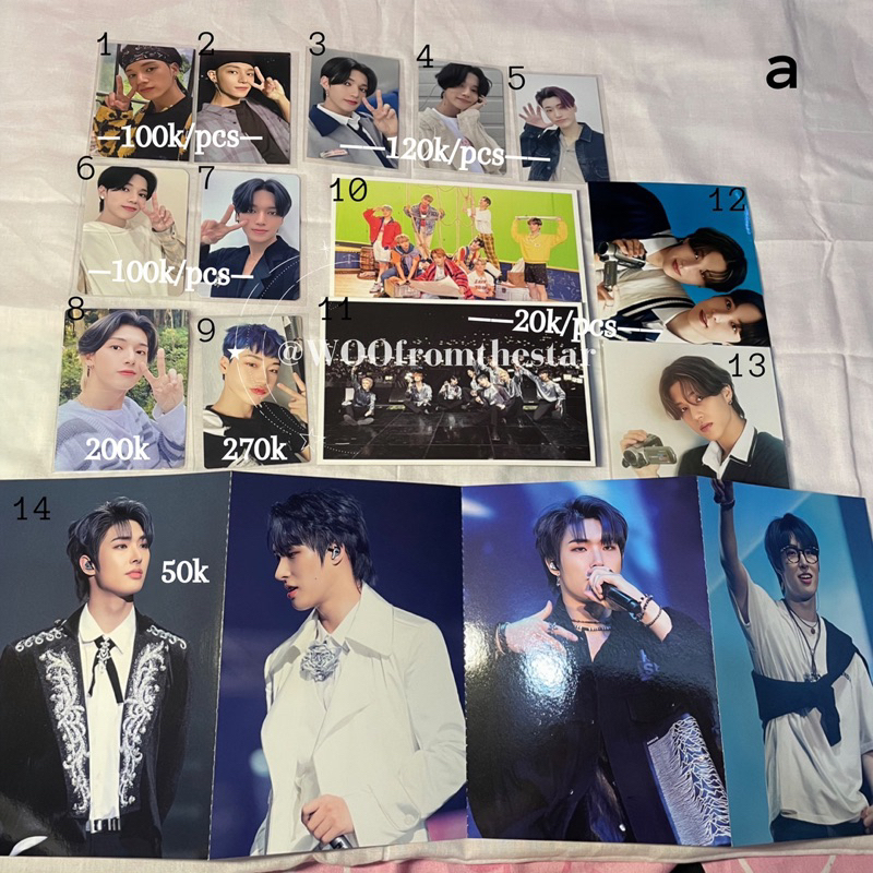Wooyoung yeosang jongho san mingi ateez photocard pc ld mmt answer z thanxx a diary z anniv fankit m
