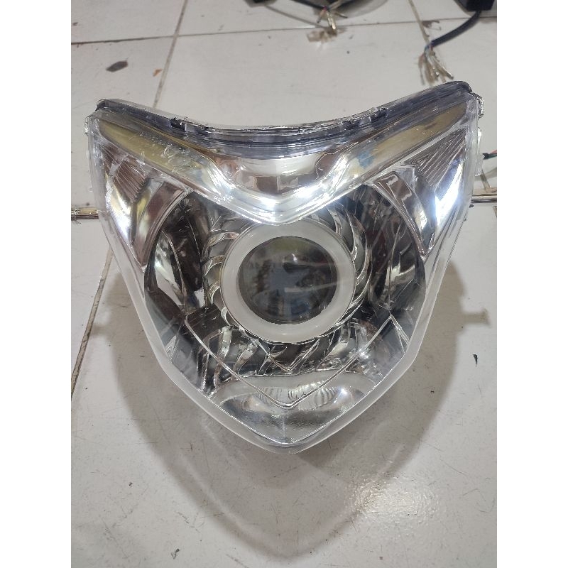 Reflektor lampu depan plus proji Yamaha Jupiter MX New 135