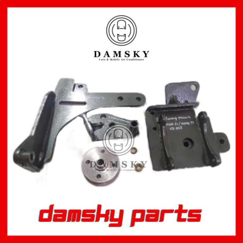 Bracket Dudukan Compressor AC Mobil Elf NMR 71/81 NKR 71 Sanden 508 / 507