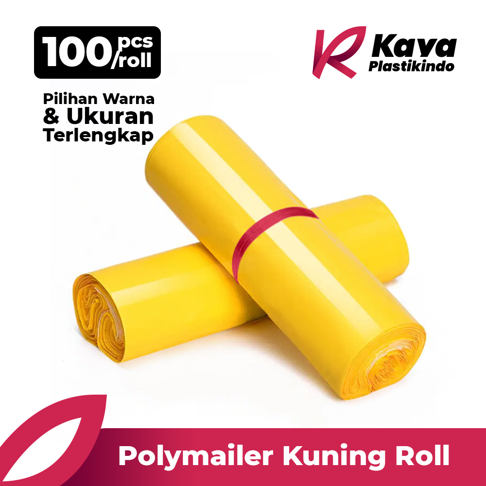 

Plastik Kemasan Polymailer Kuning Roll