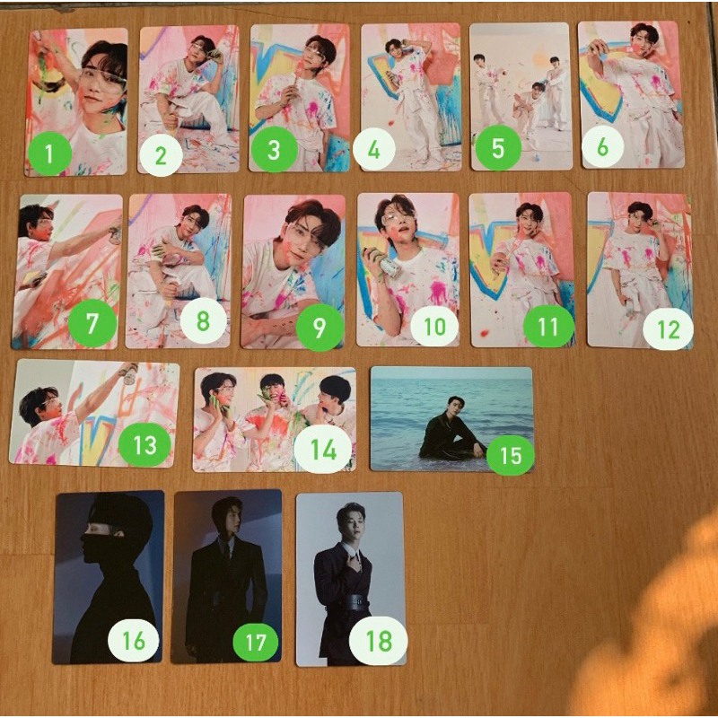 joshua face the sun carver + attaca carver + 95L OFFICIAL PHOTOCARD