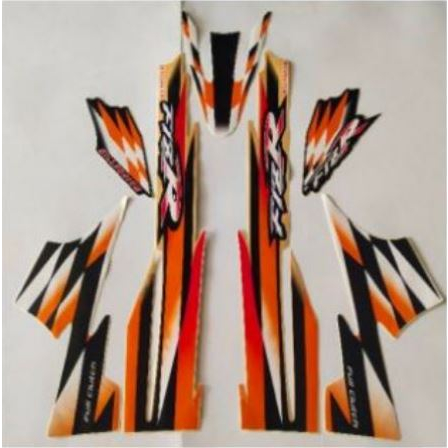 striping stiker fiz r millenium hitam oren